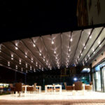 PERGOLA BIOCLIMATICA RETRACTABILA CU MEMBRANA CAUCIUCATA - imagine 2